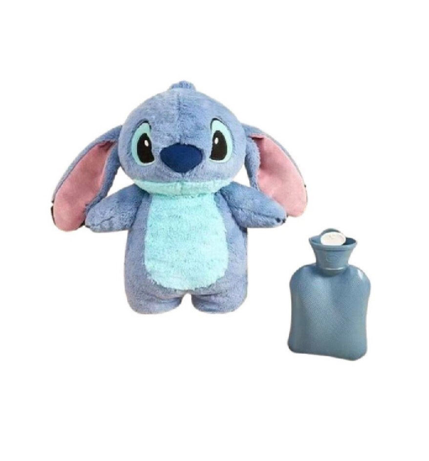 Character Plush Hot Water Bottle - Blue