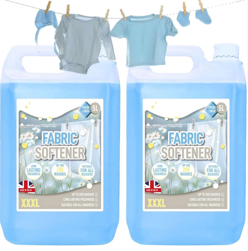 2 x 5L Fresh Linen Fabric Softener Conditioner