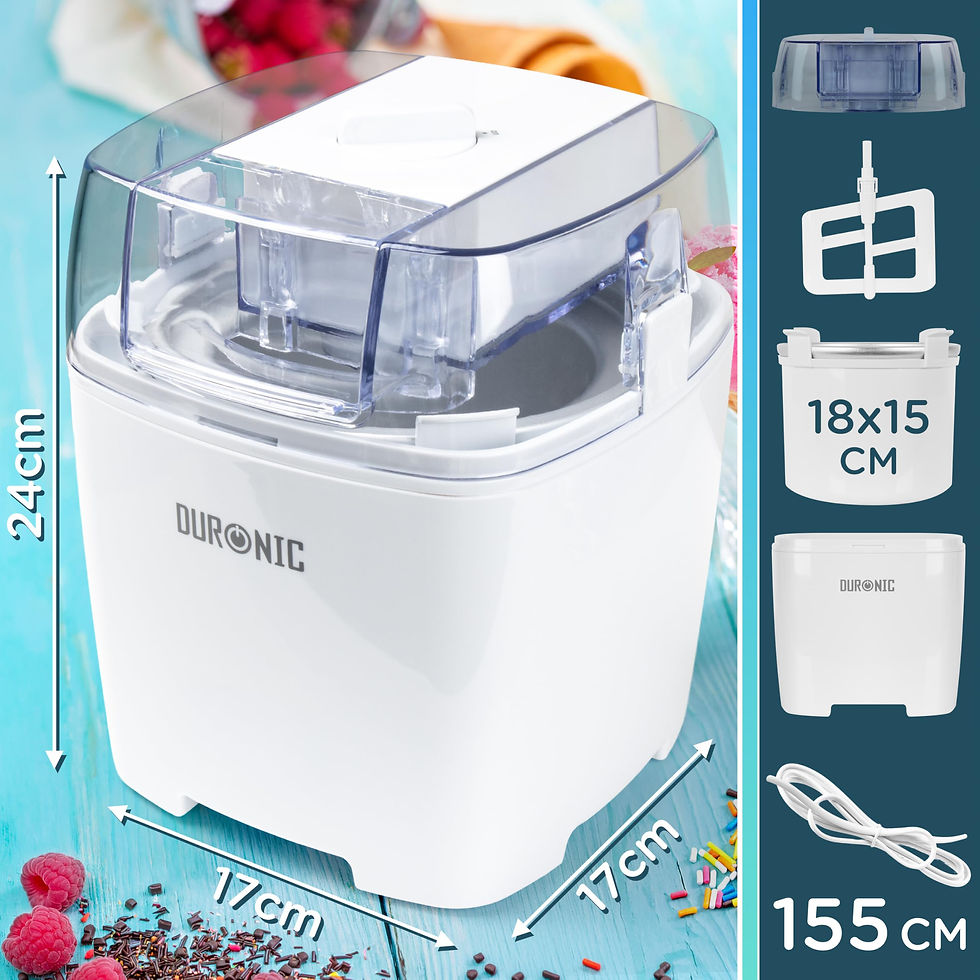 Thumbnail: Duronic IM540 Ice Cream Maker 1.5L – White