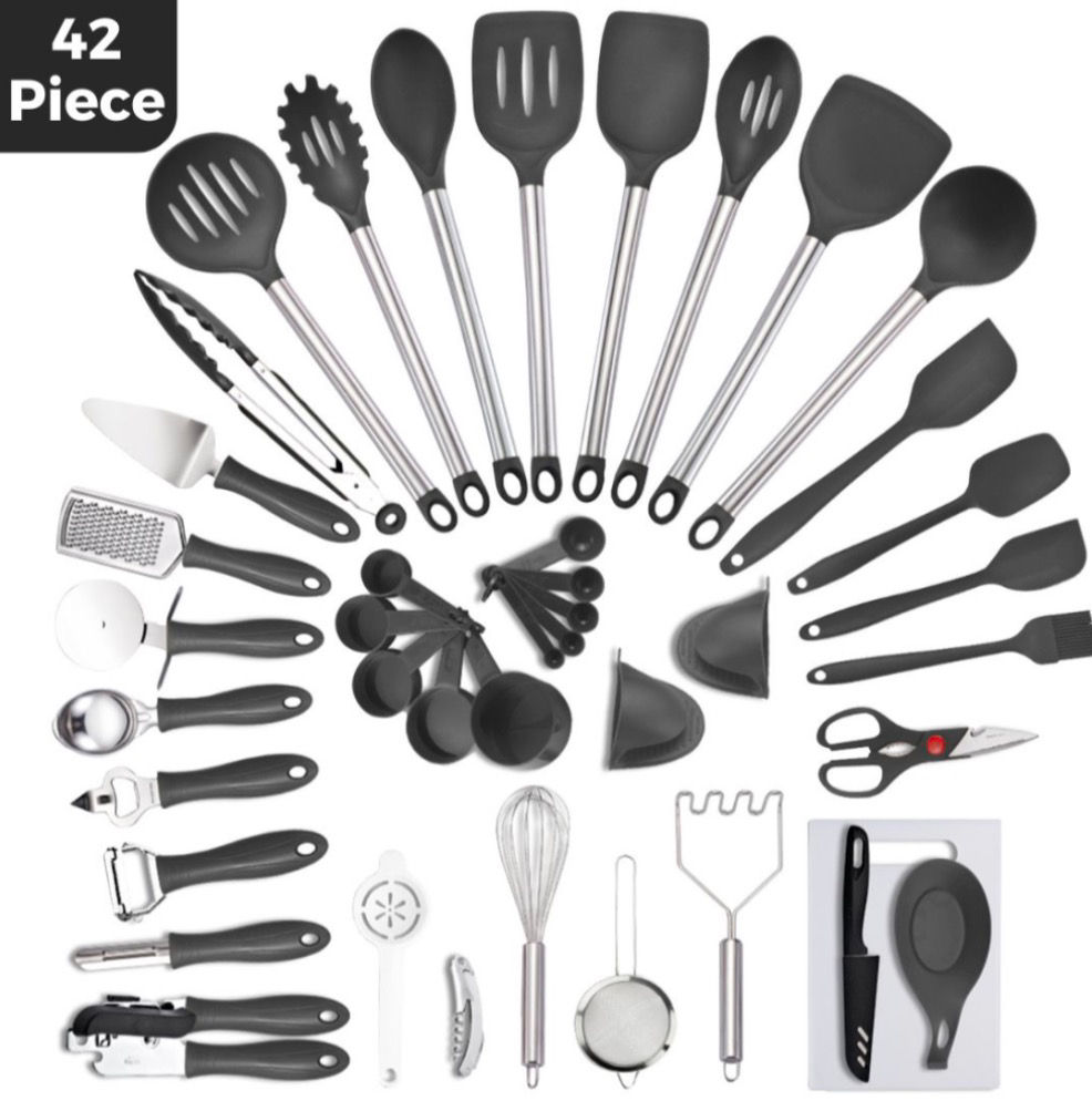 42 Piece Kitchen Utensils Set