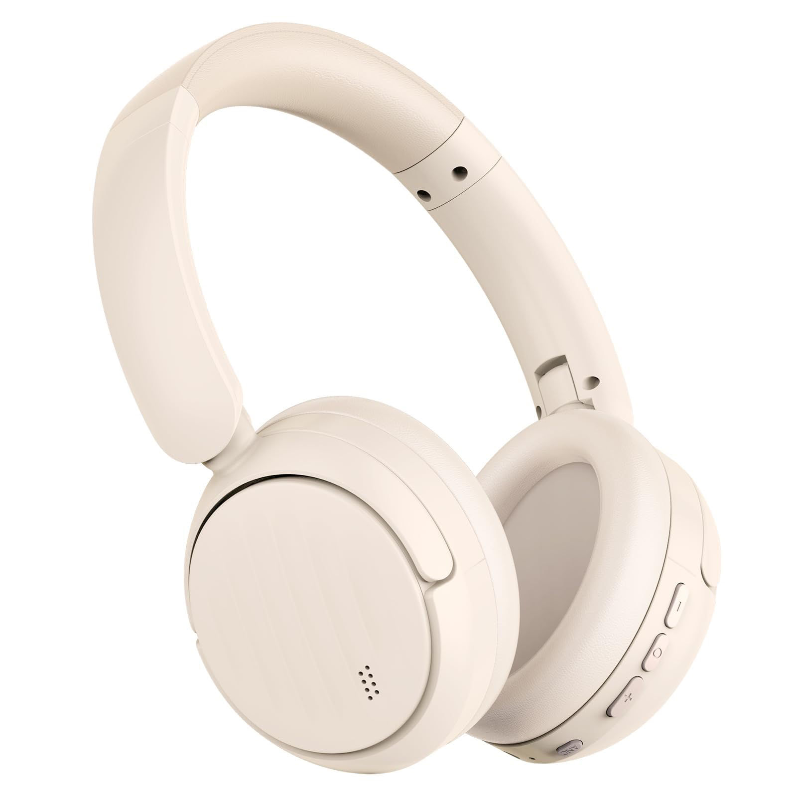 Bluetooth Noise Cancelling Headphones – White, Over-Ear, 35-Hour Playtime