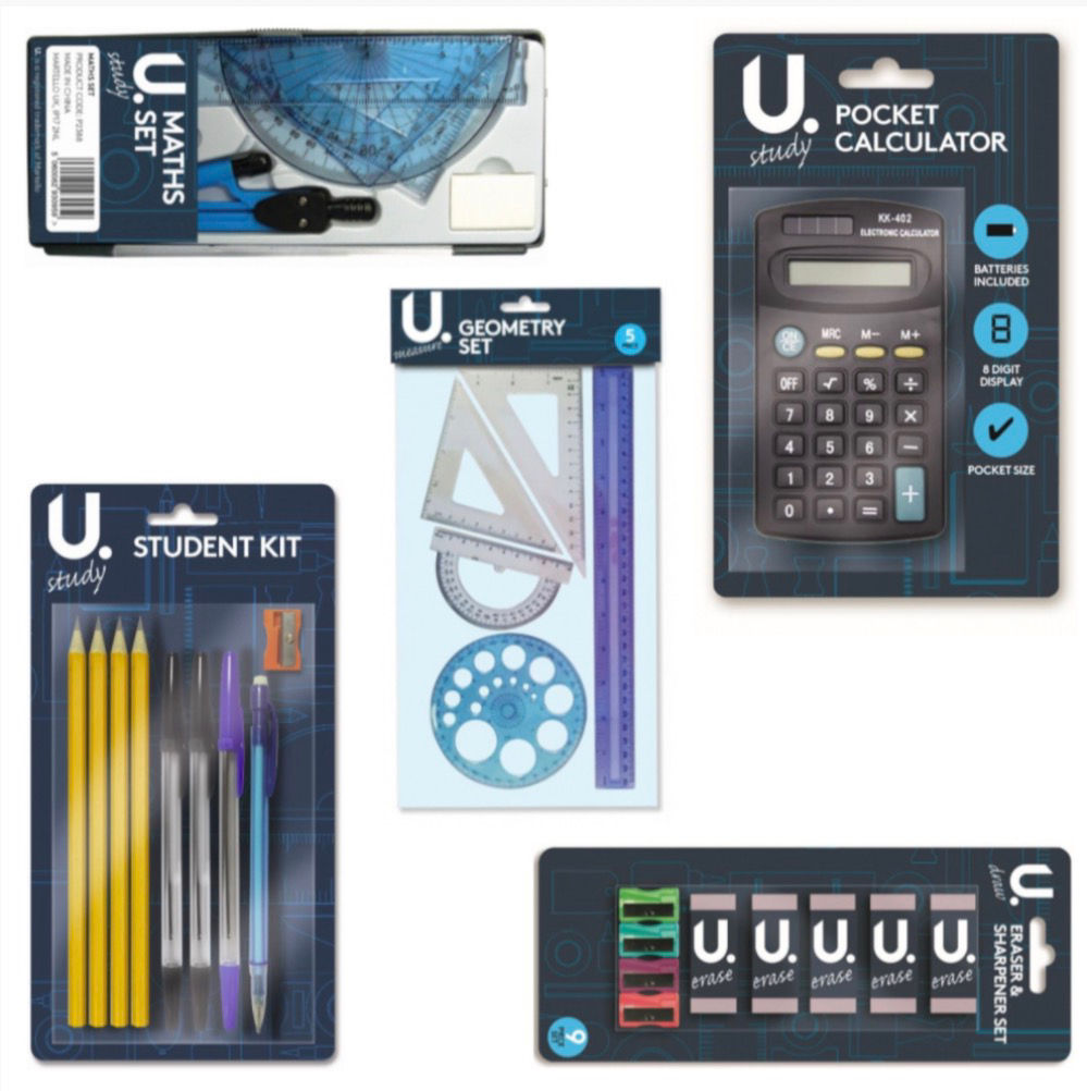 31pcs Stationery Math Set
