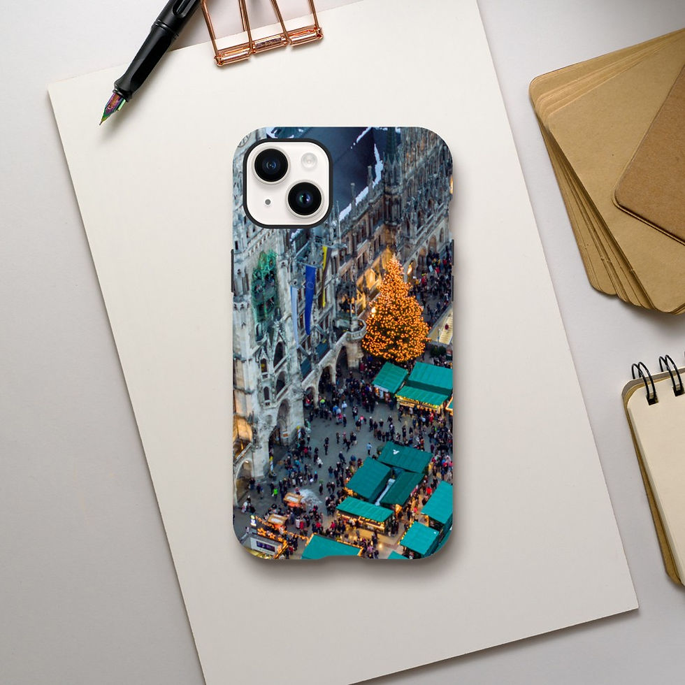 Thumbnail: Marienplatz Christmas Market iPhone Tough Case