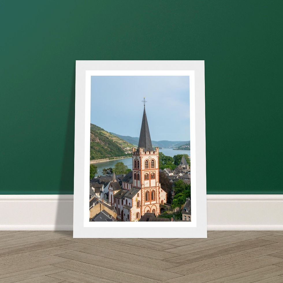 Thumbnail: Bacharach Wall Art, Germany Travel Photography