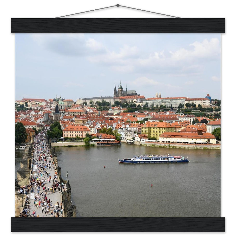Thumbnail: Prague Horizontal Poster with Hanger
