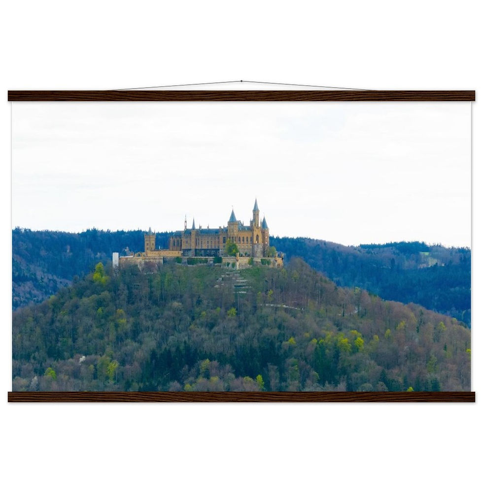 Thumbnail: Hohenzollern Castle Horizontal Poster with Hanger
