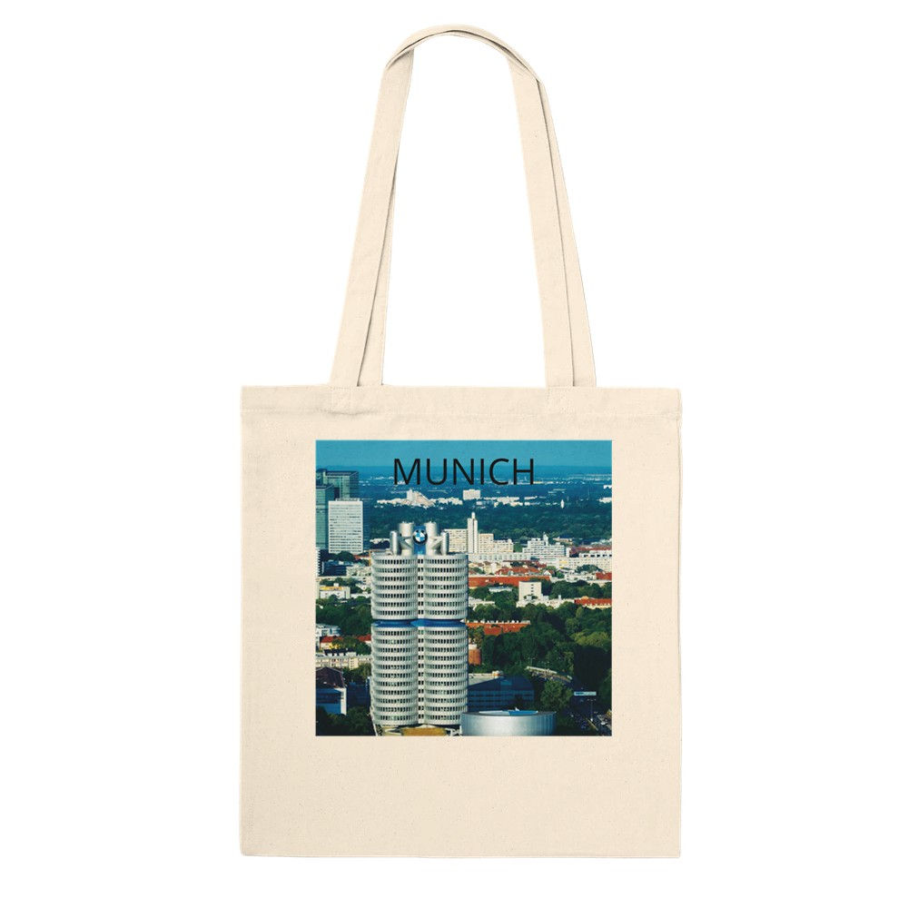 Munich BMW Tower Premium Tote Bag
