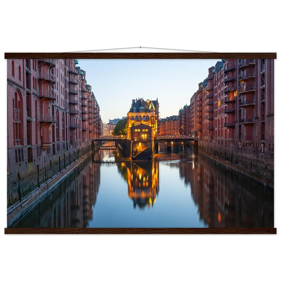 Thumbnail: Hamburg Horizontal Poster with Hanger