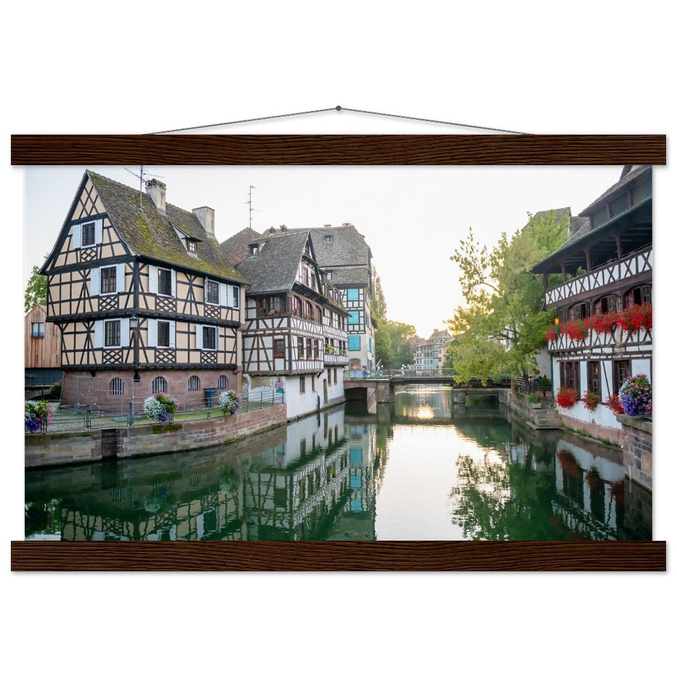 Thumbnail: Petite-France, Strasbourg Horizontal Poster with Hanger