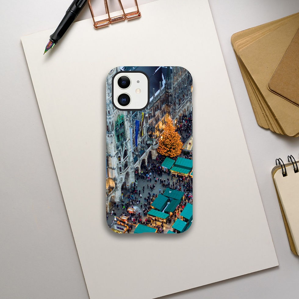 Thumbnail: Marienplatz Christmas Market iPhone Tough Case