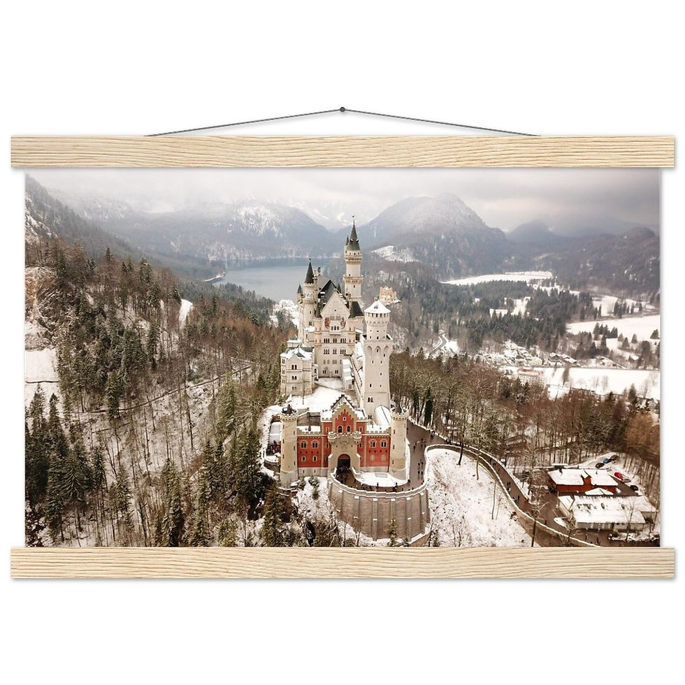 Thumbnail: Neuschwanstein Castle Horizontal Poster with Hanger