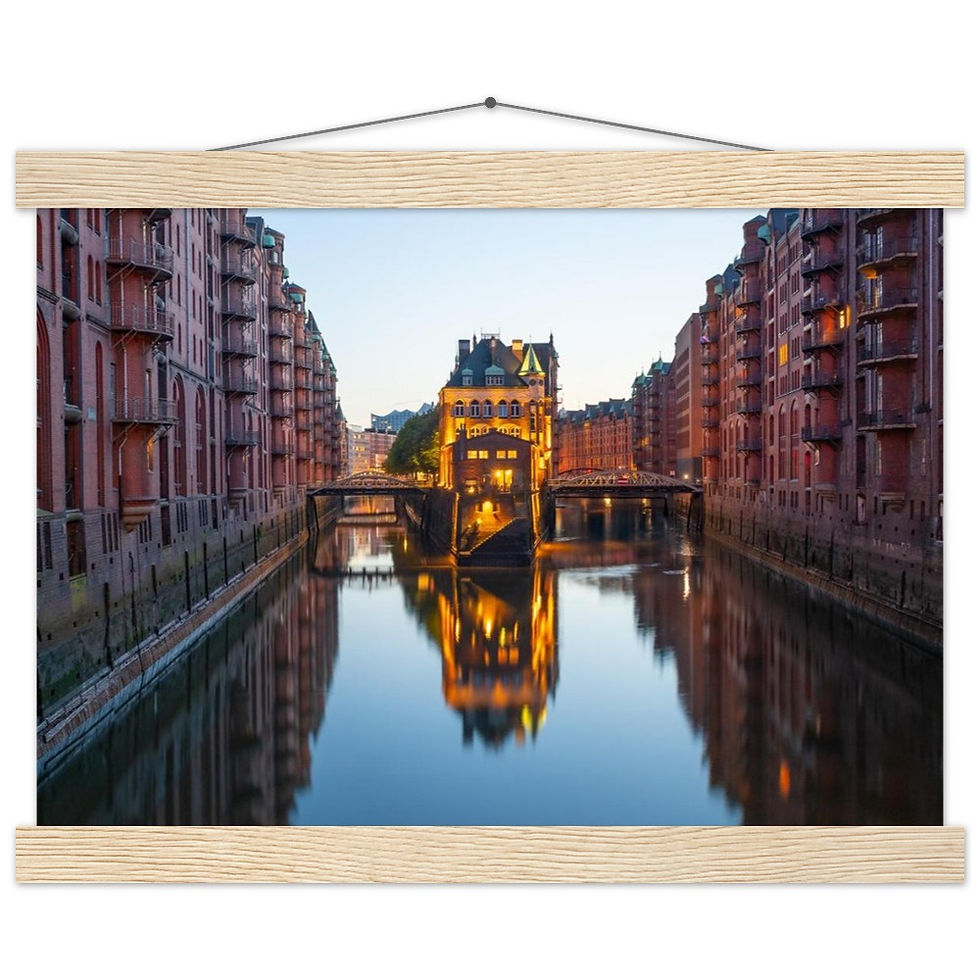 Thumbnail: Hamburg Horizontal Poster with Hanger
