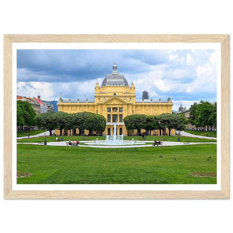 Thumbnail: Zagreb Wall Art, Croatia Travel Photography