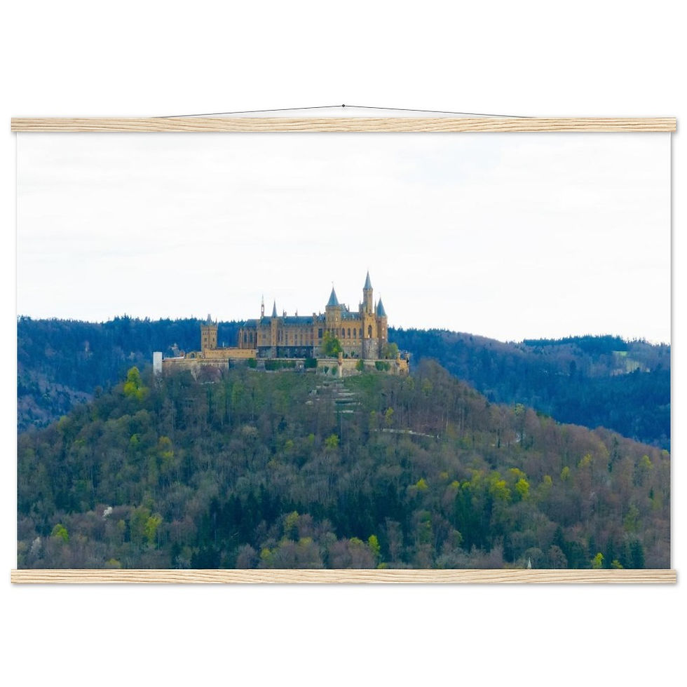 Thumbnail: Hohenzollern Castle Horizontal Poster with Hanger