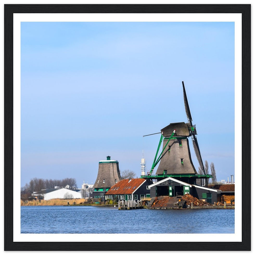 Thumbnail: Zaanse Schans Wall Art, Netherlands Travel Photography