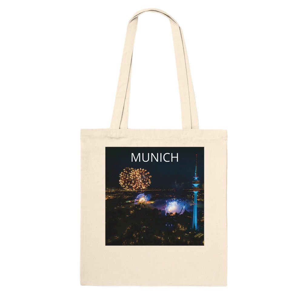 Munich Fireworks Premium Tote Bag