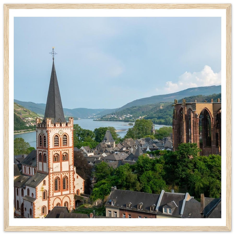 Thumbnail: Bacharach Wall Art, Germany Travel Photography