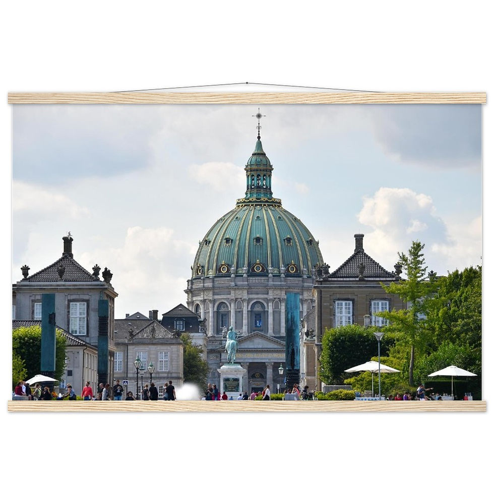 Thumbnail: Copenhagen Horizontal Poster with Hanger