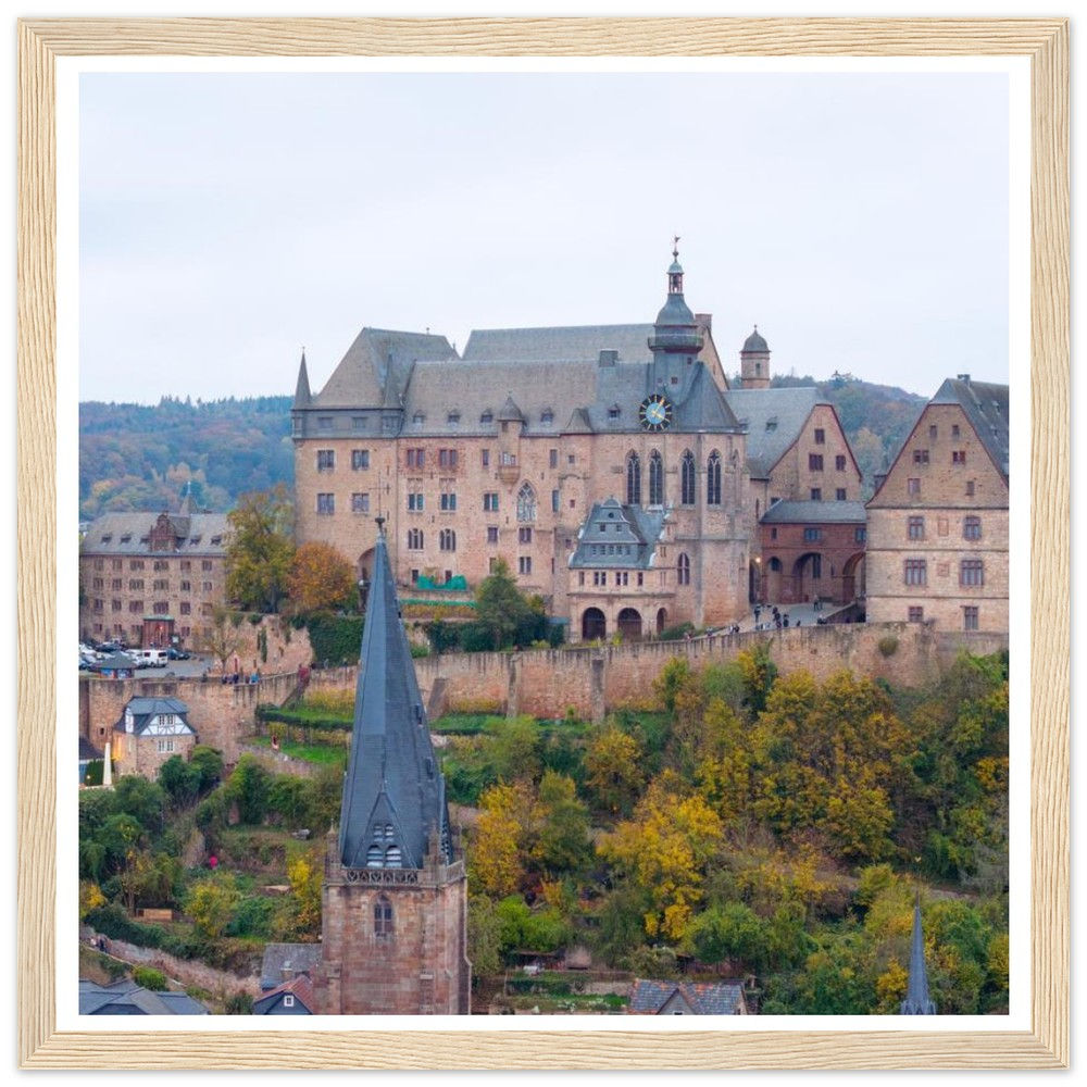 Marburg Castle Wall Art, Germany Travel Photography Print