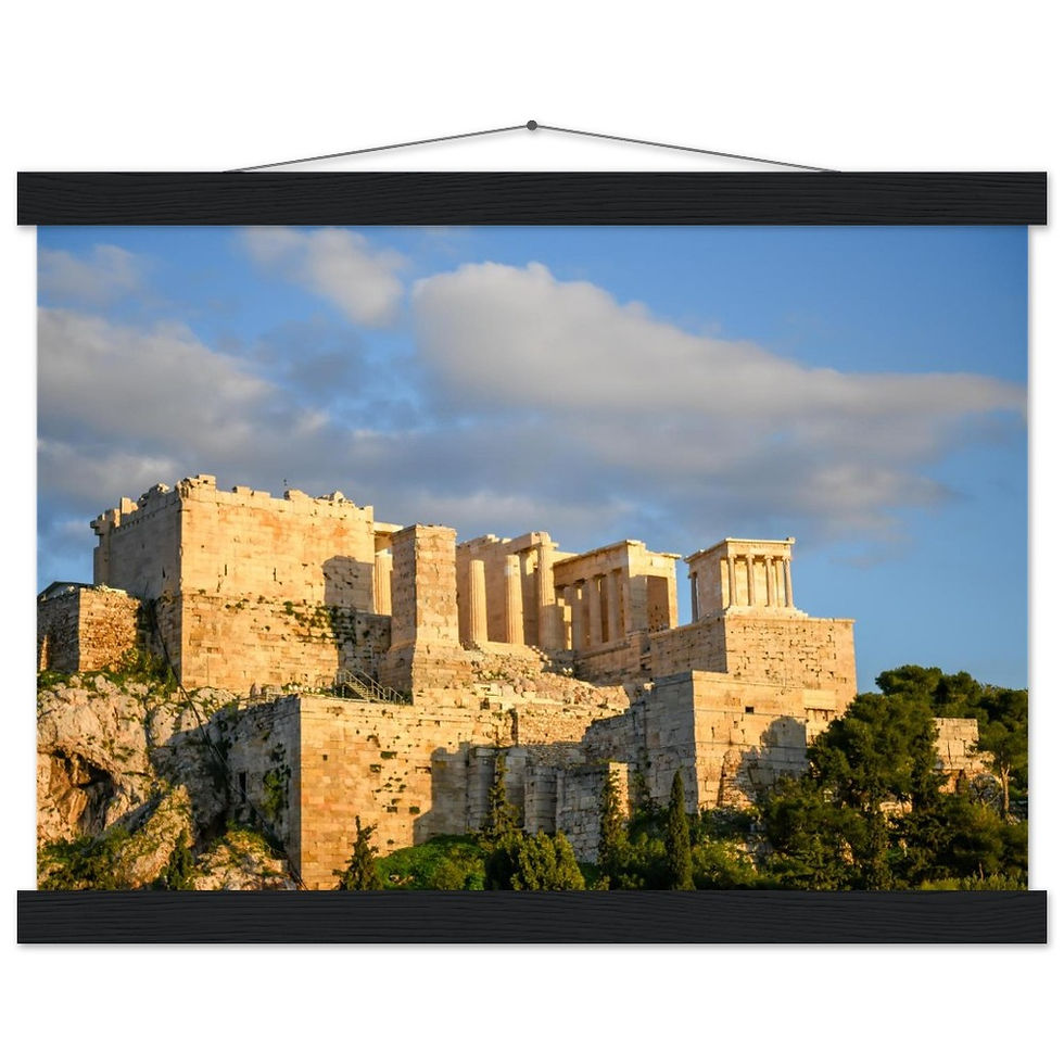 Thumbnail: Acropolis of Athens Horizontal Poster with Hanger
