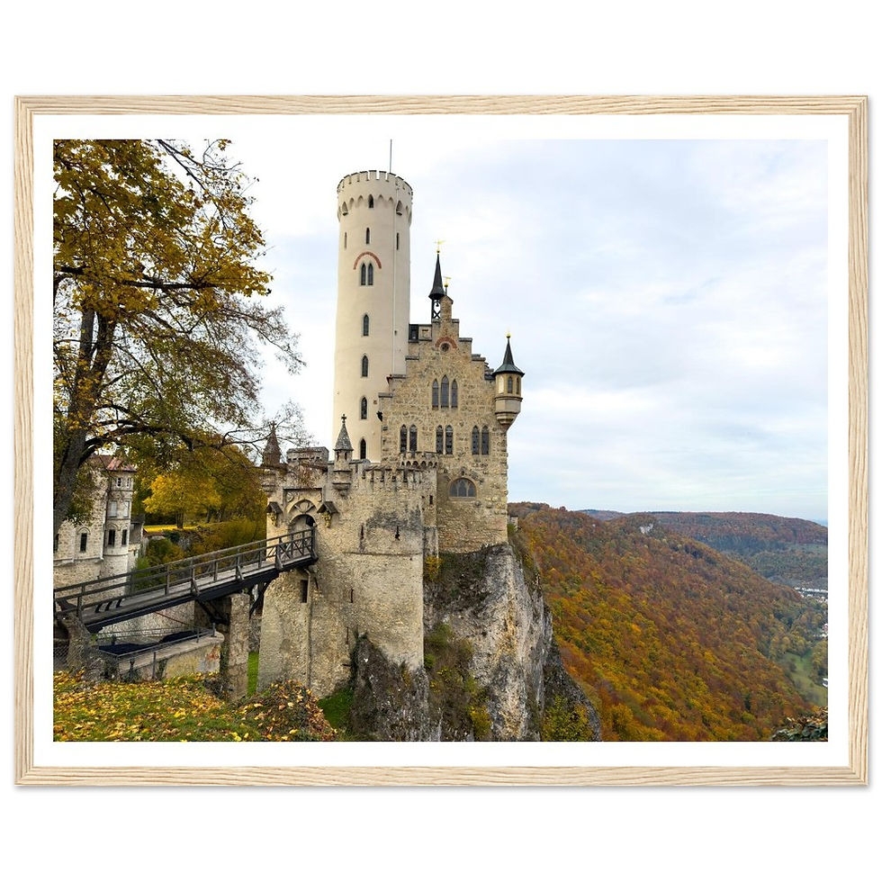 Thumbnail: Lichtenstein Castle Wall Art, Germany Travel Photography