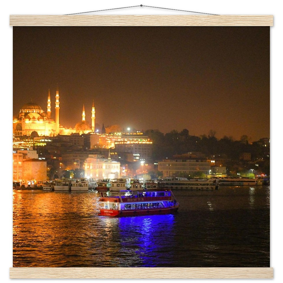 Thumbnail: Istanbul Horizontal Poster with Hanger