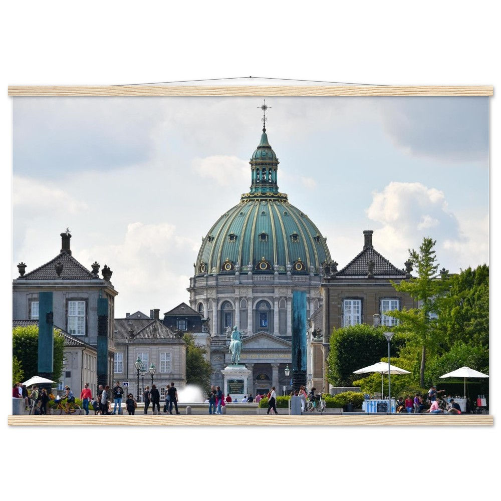 Copenhagen Horizontal Poster with Hanger