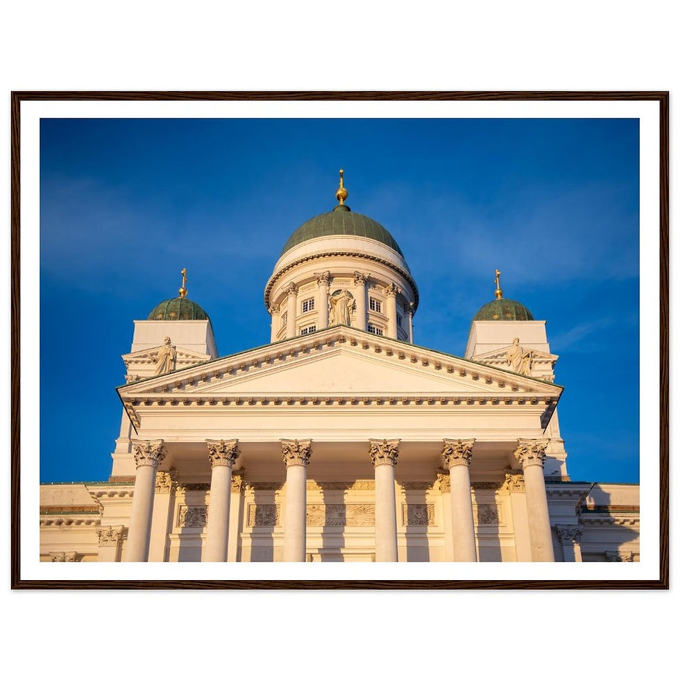 Thumbnail: Helsinki Cathedral Wall Art, Finland Travel Photography