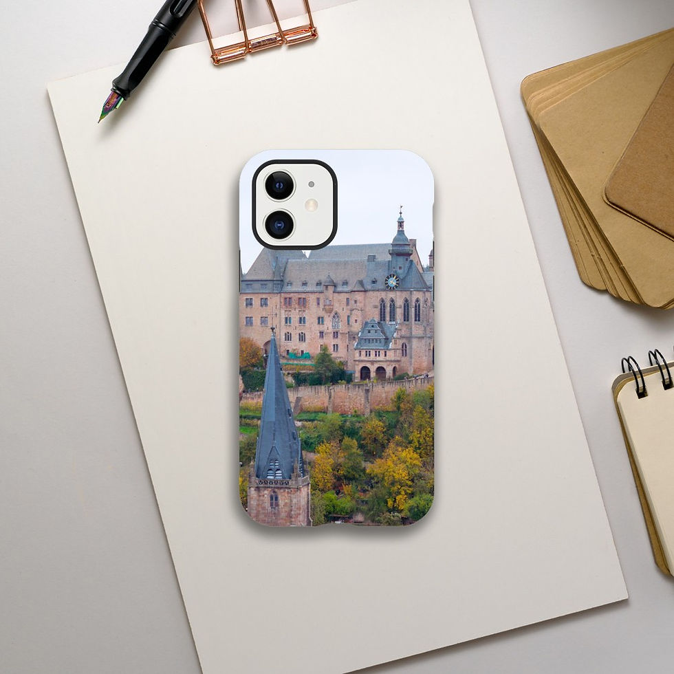 Thumbnail: Marburg Tough Phone Case, Germany Travel Cover, Historic City Gift