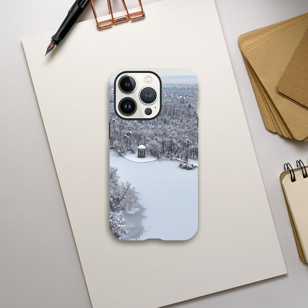 Thumbnail: Snowy Munich iPhone Tough case