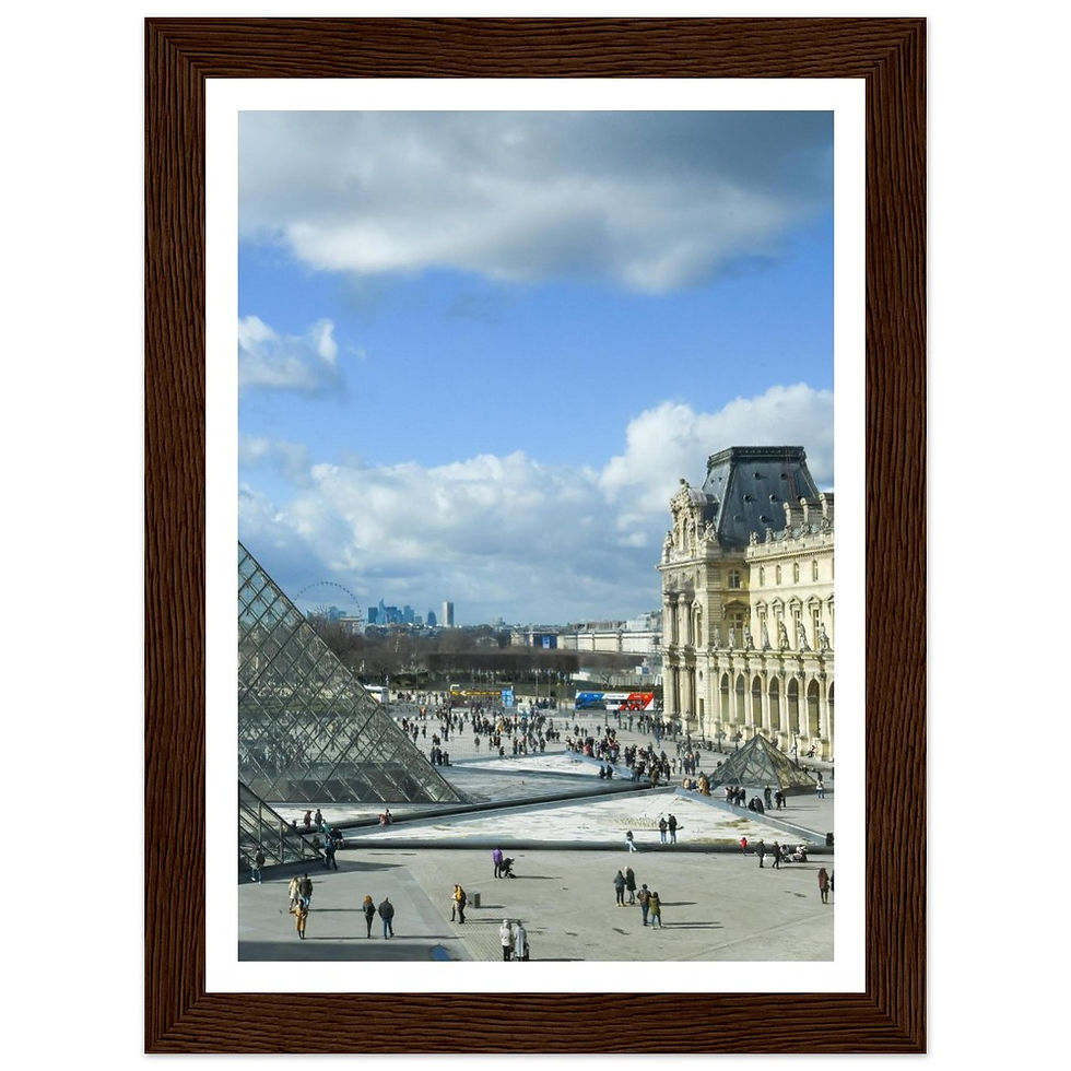 Thumbnail: Louvre Museum Wall Art, France Travel Photography