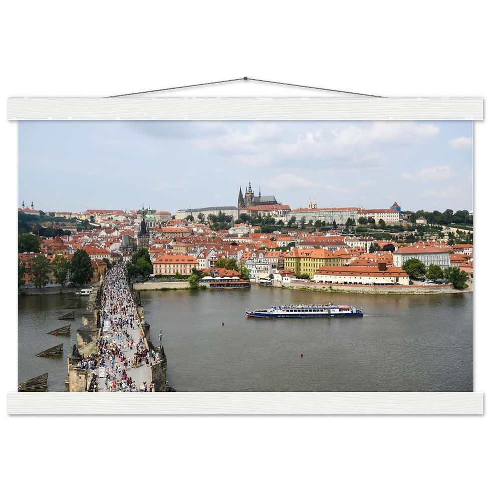Thumbnail: Prague Horizontal Poster with Hanger