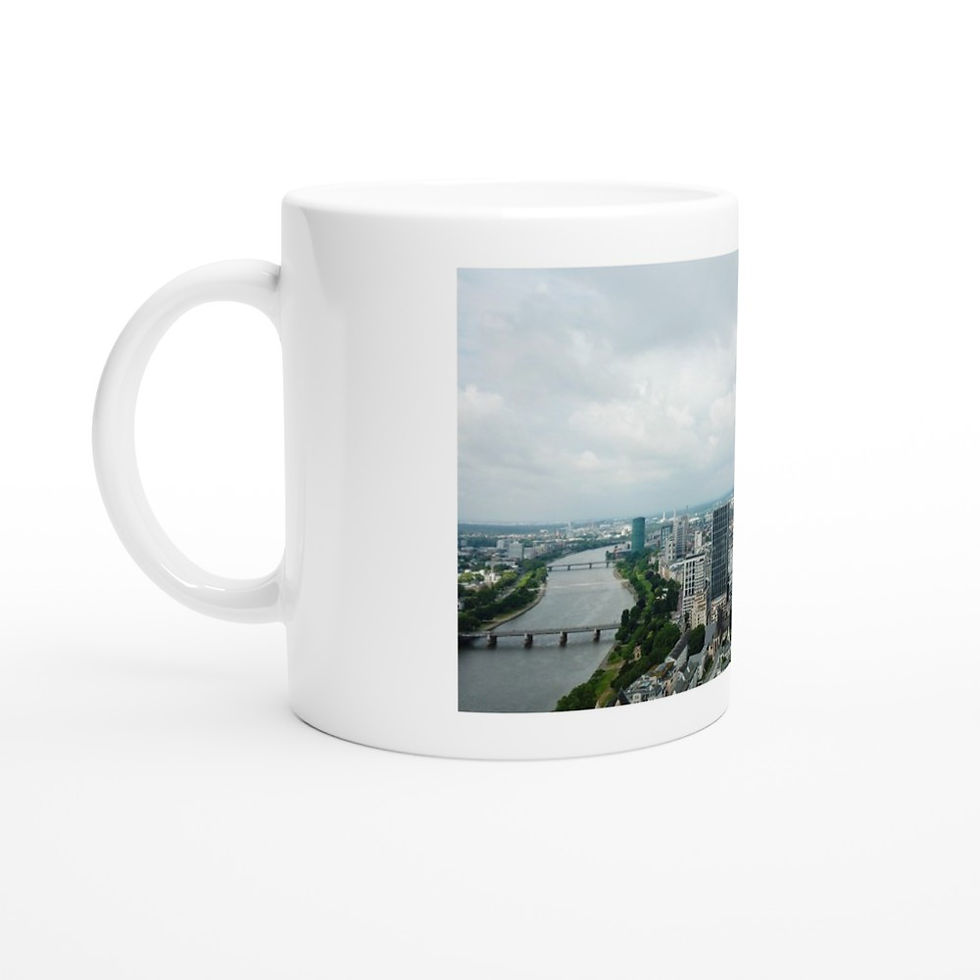 Frankfurt Skyline Ceramic Mug