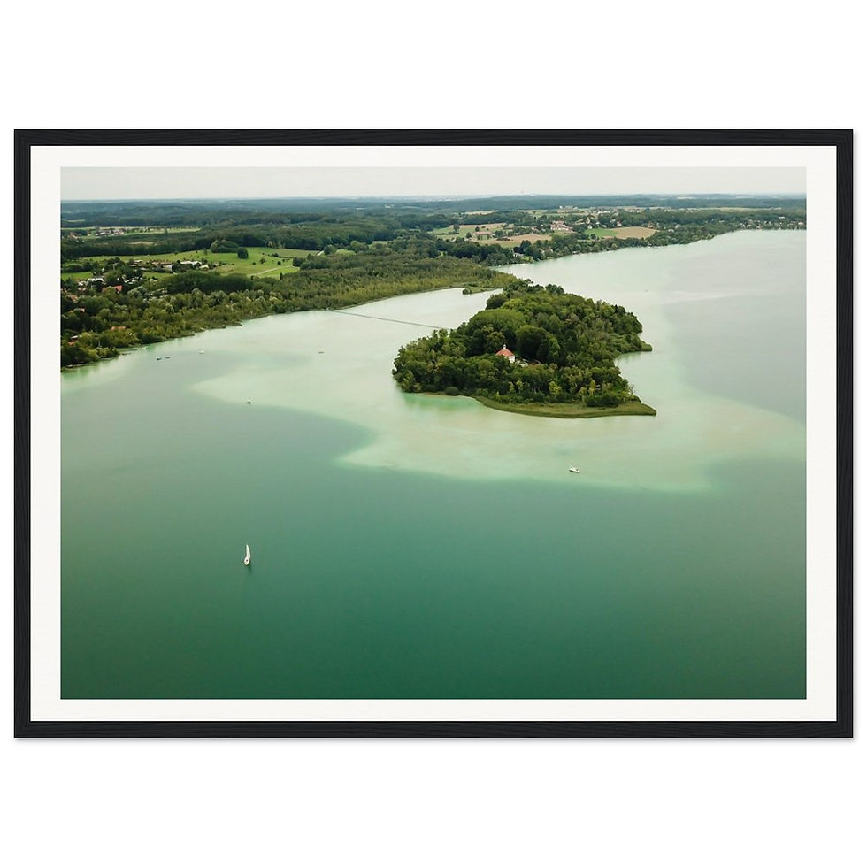 Thumbnail: Wörthsee Wall Art, Germany Travel Photography