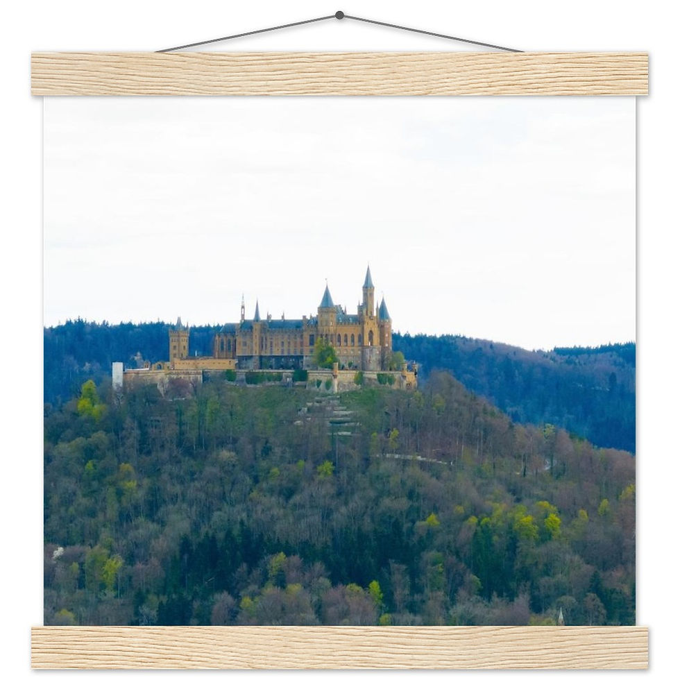 Thumbnail: Hohenzollern Castle Horizontal Poster with Hanger