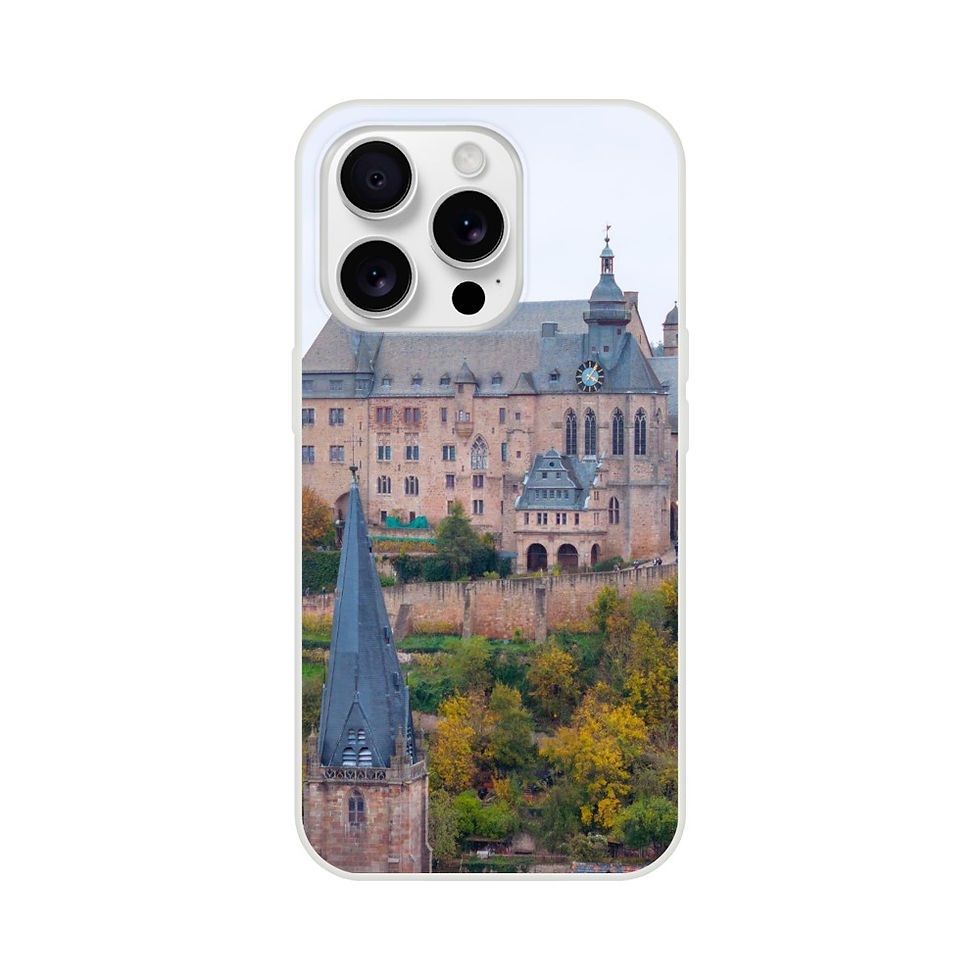 Marburg Flexi Phone Case, Germany Travel Cover, Historic City Design Gift