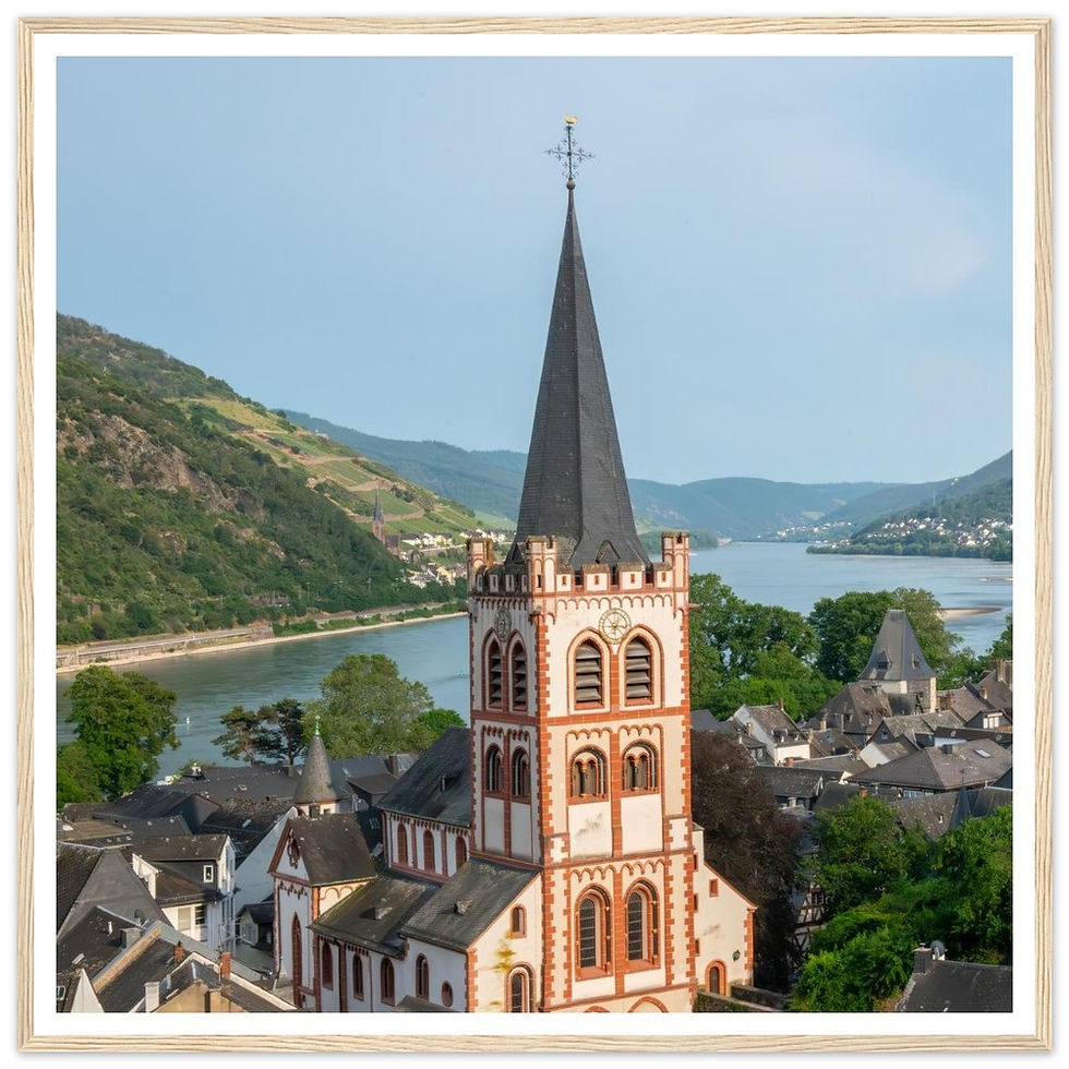 Thumbnail: Bacharach Wall Art, Germany Travel Photography