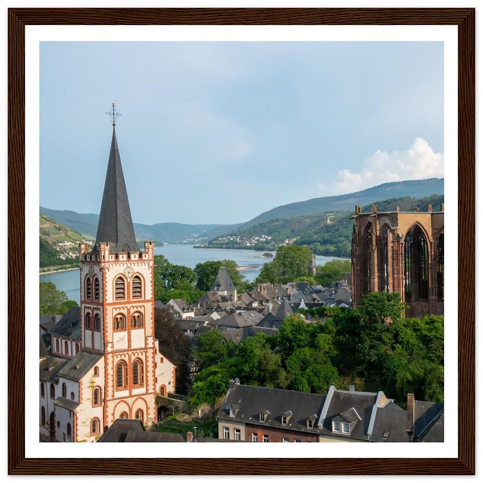 Thumbnail: Bacharach Wall Art, Germany Travel Photography