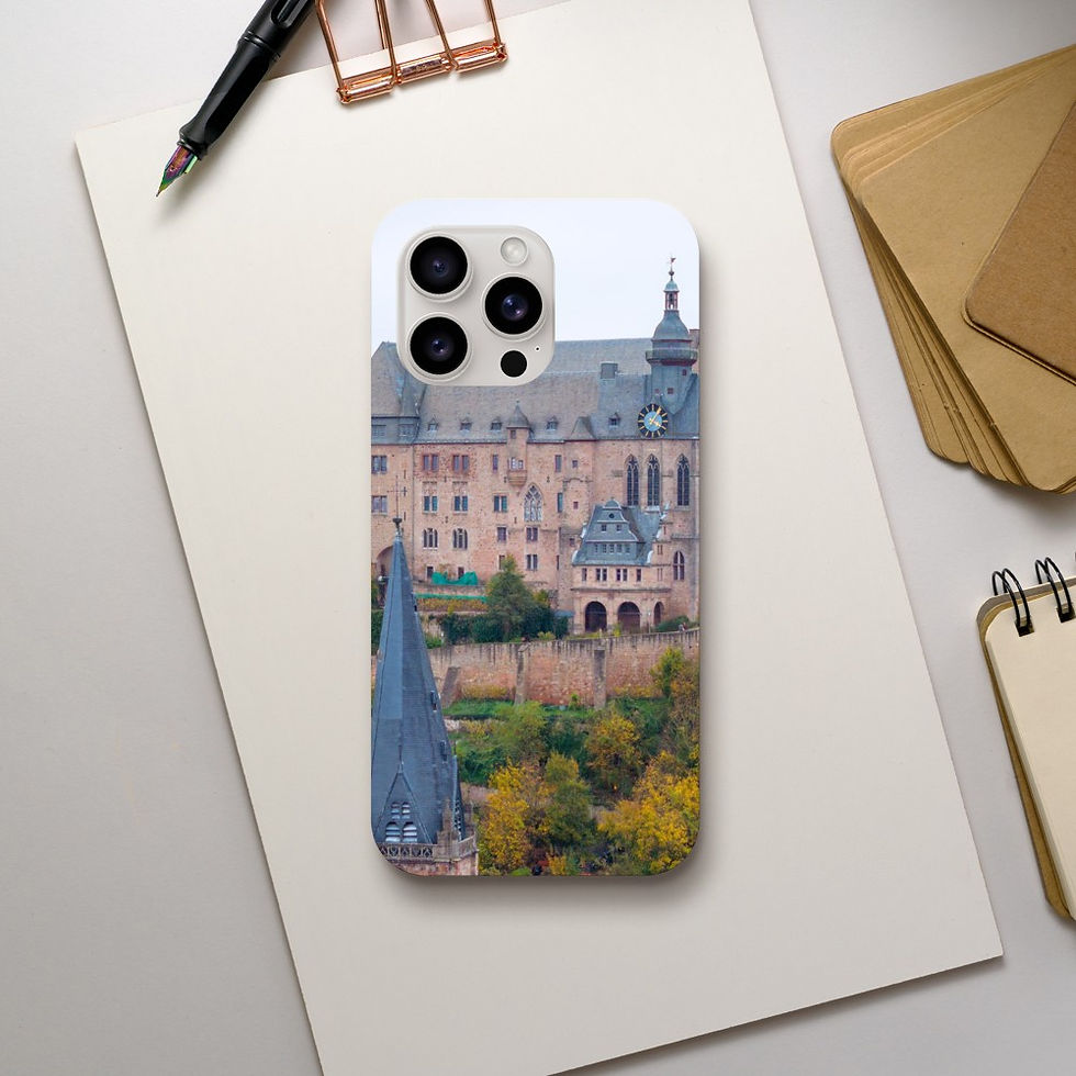 Thumbnail: Marburg Tough Phone Case, Germany Travel Cover, Historic City Gift
