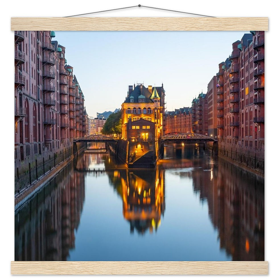 Thumbnail: Hamburg Horizontal Poster with Hanger
