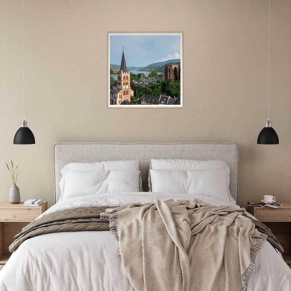 Thumbnail: Bacharach Wall Art, Germany Travel Photography
