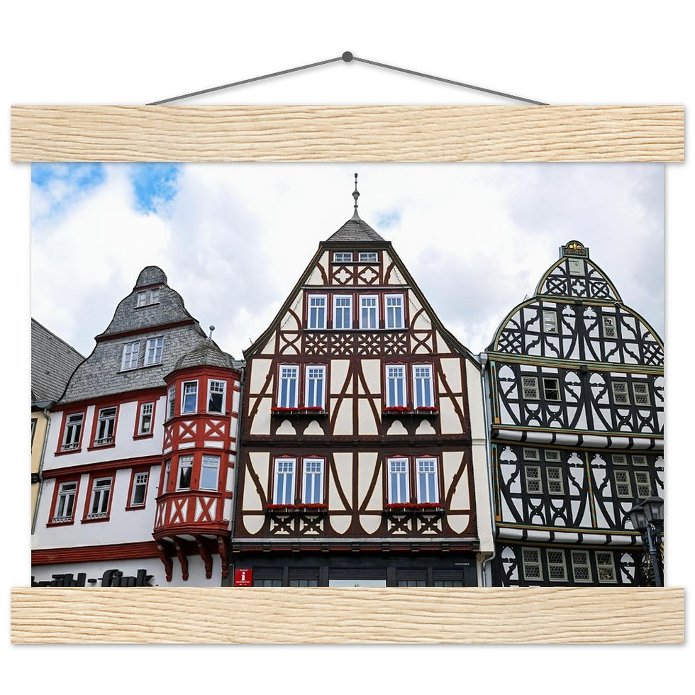Thumbnail: Limburg an der Lahn Horizontal Poster with Hanger