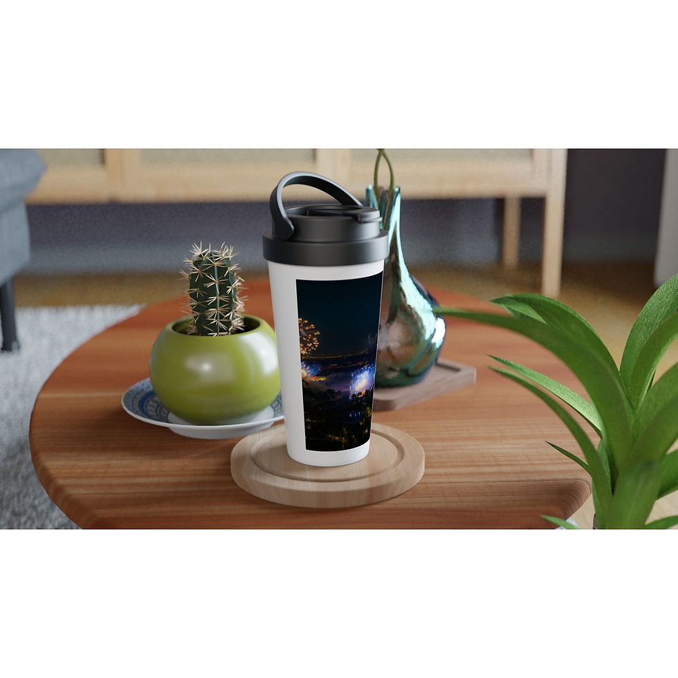 Thumbnail: Munich Fireworks Stainless Steel Travel Mug