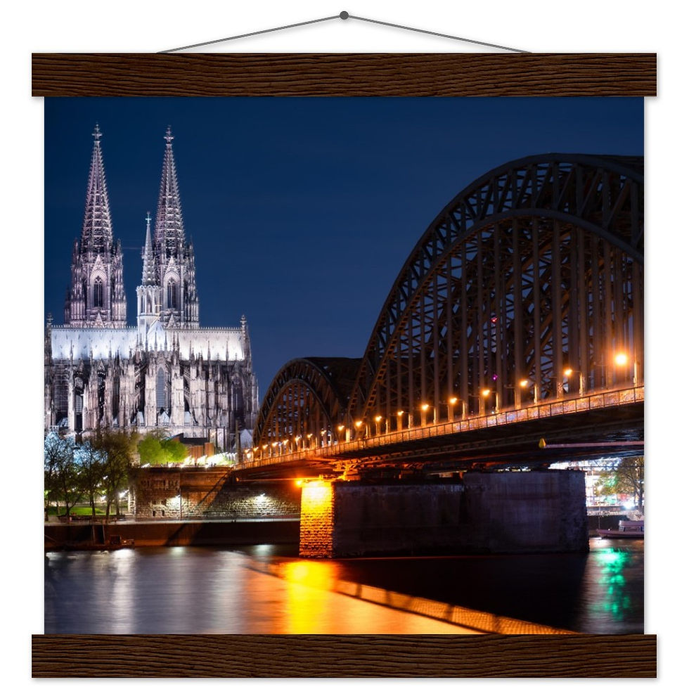 Thumbnail: Cologne Cathedral Horizontal Poster with Hanger