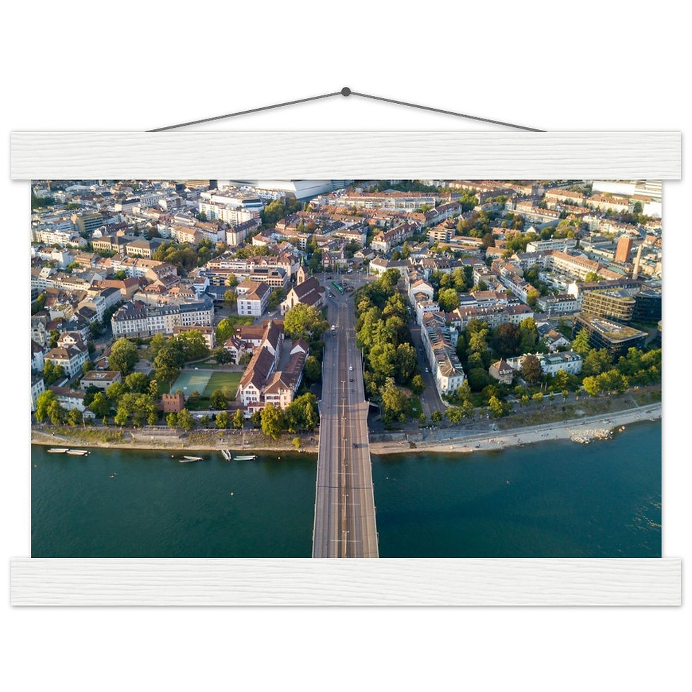 Thumbnail: Basel Horizontal Poster with Hanger