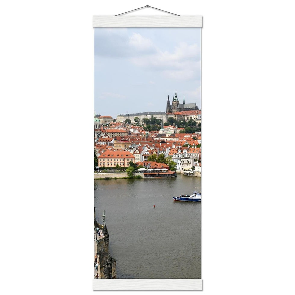 Thumbnail: Prague Vertical Poster with Hanger