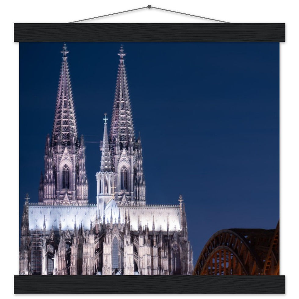 Thumbnail: Cologne Cathedral Poster with Hanger