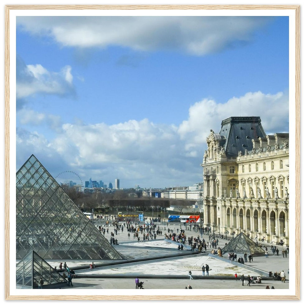Thumbnail: Louvre Museum Wall Art, France Travel Photography