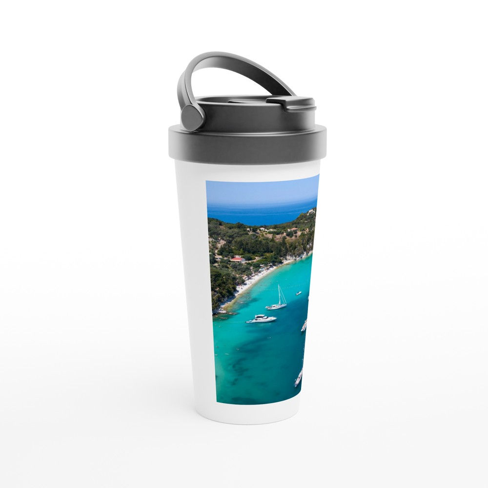 Paxos Island Greece Stainless Steel Travel Mug