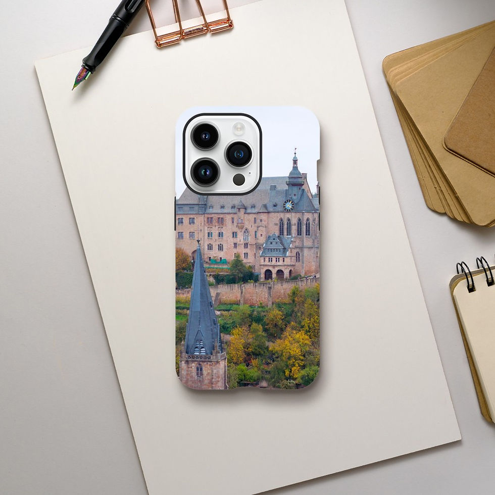 Thumbnail: Marburg Tough Phone Case, Germany Travel Cover, Historic City Gift